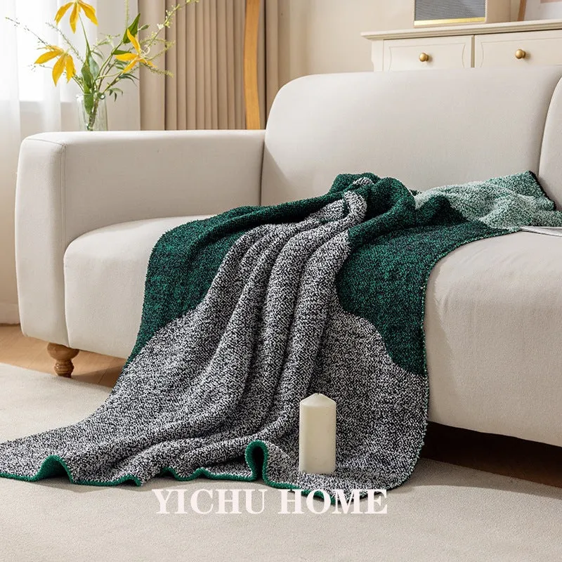 Gemütliche Strickdecke