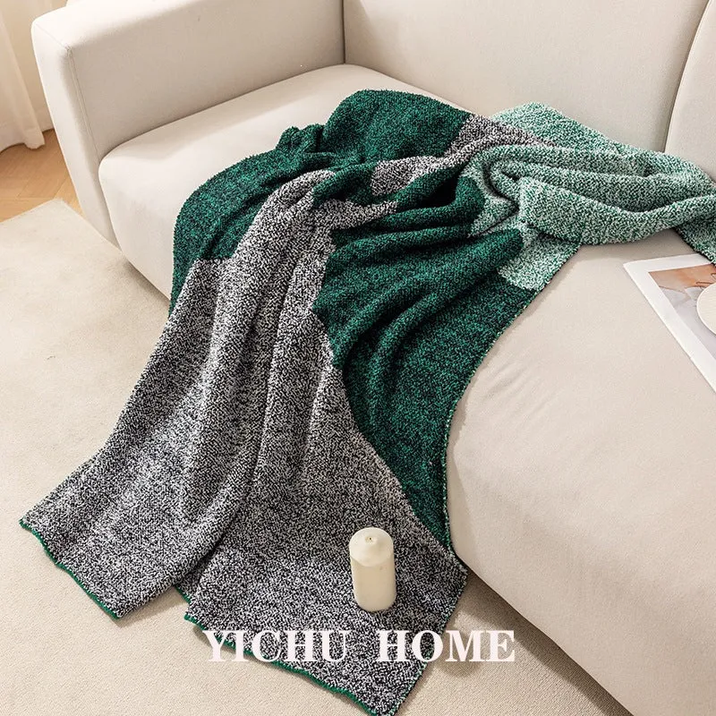 Gemütliche Strickdecke