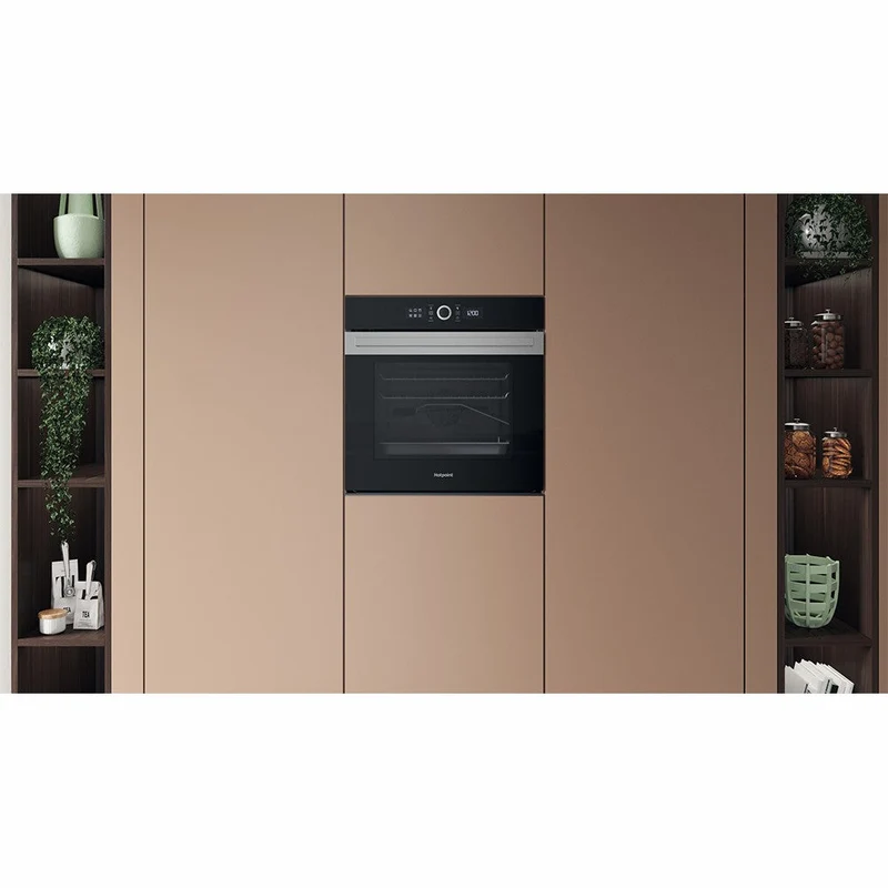 Hotpoint 73L Einbau Multifunction Electric Einbaubackofen - Schwarz und Silber | HOI5S8PM0XUK
