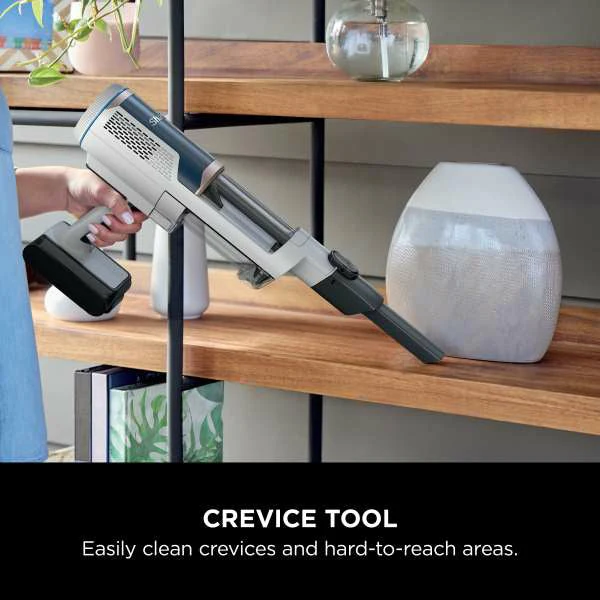 Shark Cordless Stick Staubsauger mit Auto Empty System - Weiß & Blau | BU3521UK