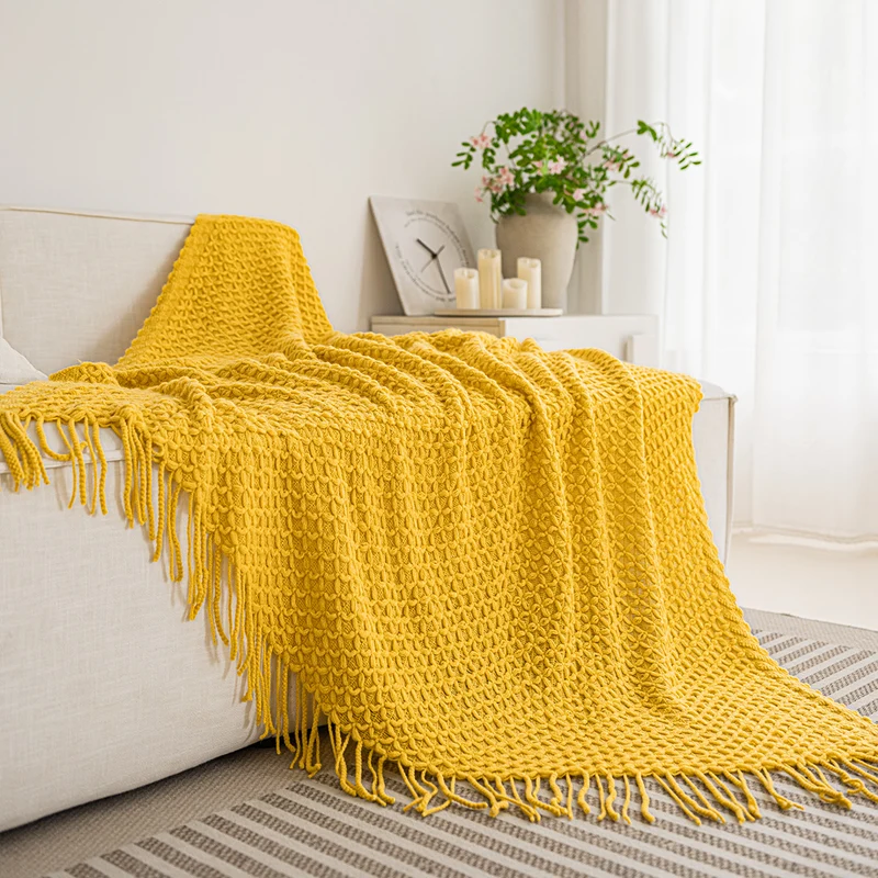 Home Decor Strickwurfdecke
