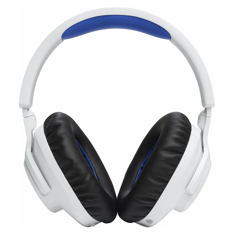 JBL Quantum 360P Console Over-Ear Wireless Bluetooth Gaming-Headset - Weiß & Blau | JBLQ360PWLWHTBLU