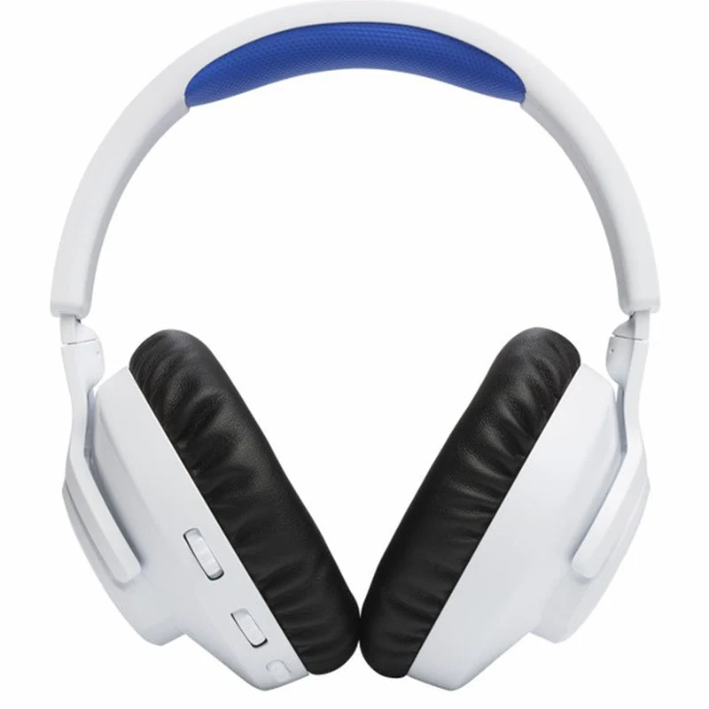 JBL Quantum 360P Console Over-Ear Wireless Bluetooth Gaming-Headset - Weiß & Blau | JBLQ360PWLWHTBLU