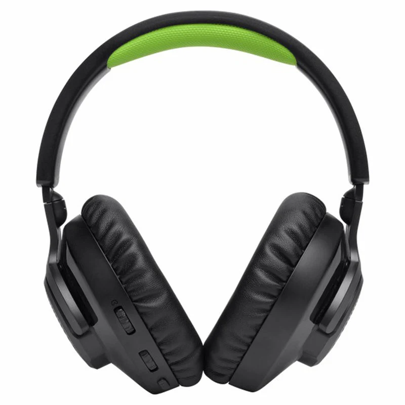 JBL Quantum 360X Console Over-Ear Wireless Bluetooth Gaming-Headset - Schwarz & Grün | JBLQ360XWLBLKGRN