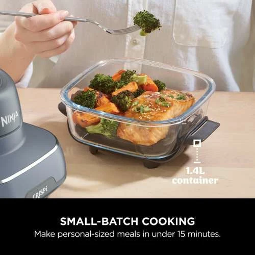 Ninja CRISPi 4-in-1 Portable Glass Heißluftfritteuse - Cyber Space | FN101UK