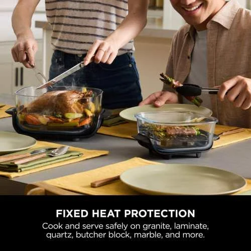 Ninja CRISPi 4-in-1 Portable Glass Heißluftfritteuse - Cyber Space | FN101UK