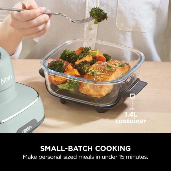 Ninja CRISPi 4-in-1 Portable Glass Heißluftfritteuse - Sage | FN101UKSG