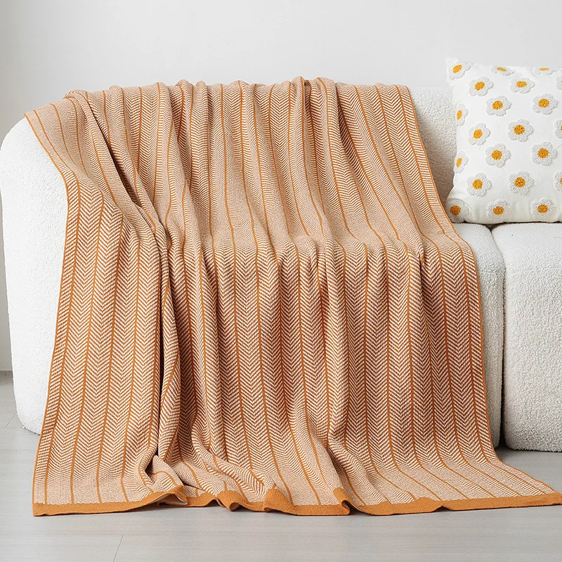 Gemütliche Strickdecke