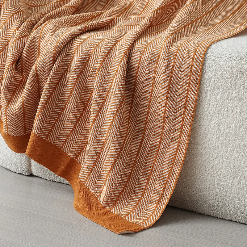 Gemütliche Strickdecke