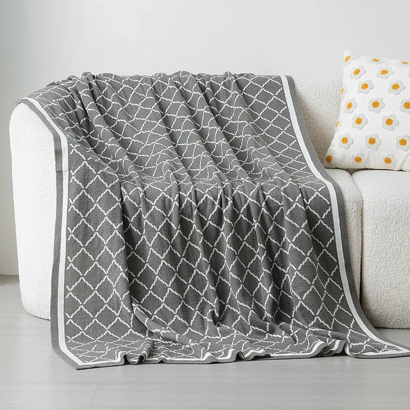 Gemütliche Strickdecke