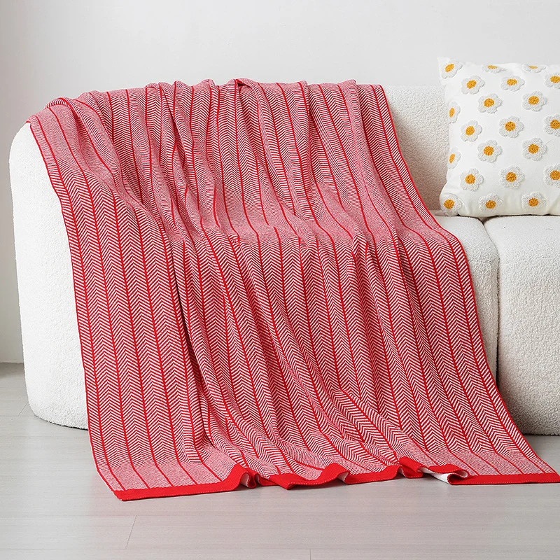 Gemütliche Strickdecke