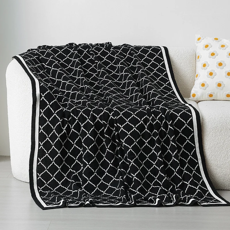 Gemütliche Strickdecke