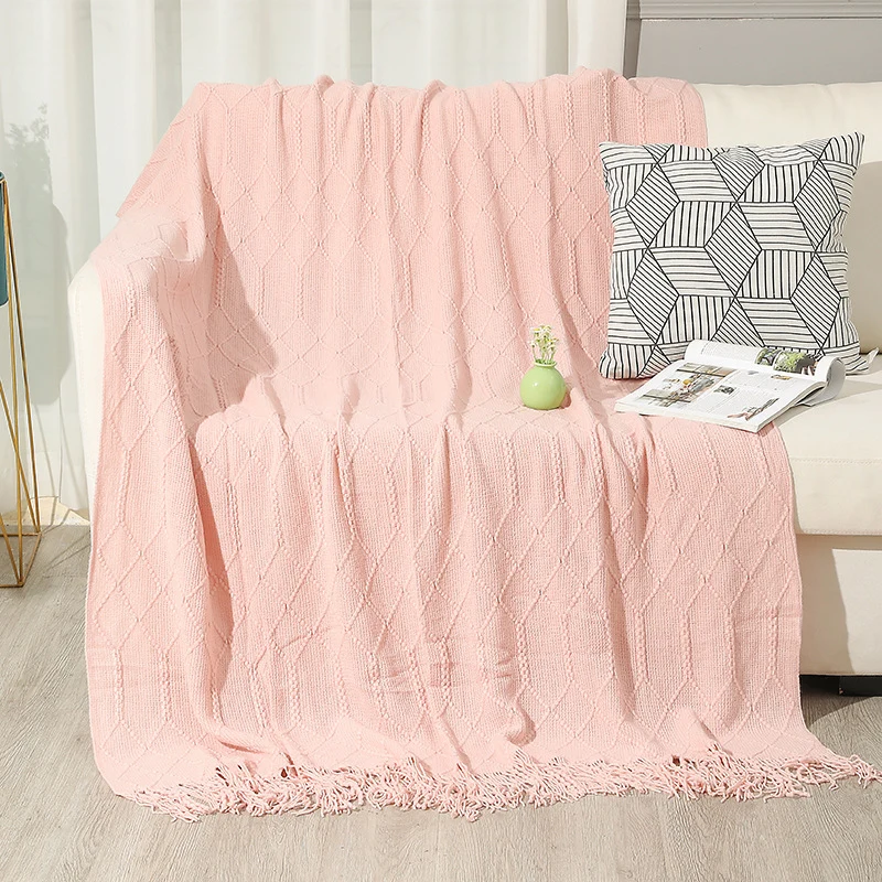 Gemütliche Strickdecke