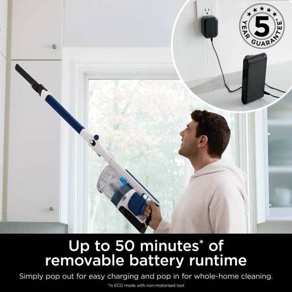 Shark PowerPro Cordless Stick Vacuum - Navy Metallic | IZ380UK