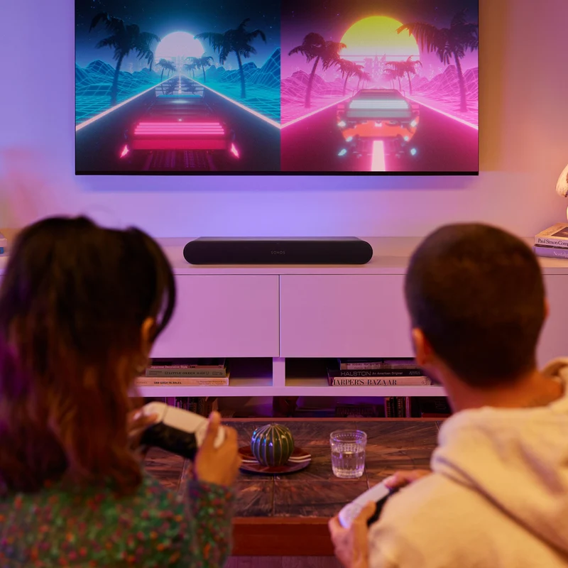 Sonos Ray Compact Smart Soundbar - Schwarz | RAYG1UK1BLK