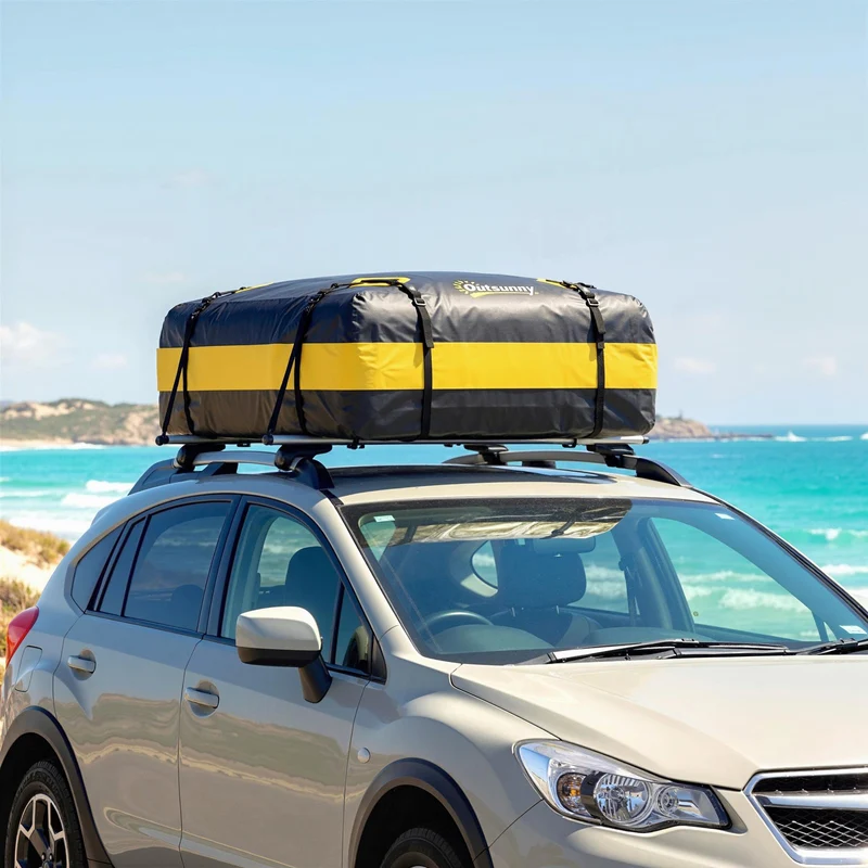 Dachbox Auto 425L Wasserdicht Gepäckbox Dachtasche Dachträgerbox
