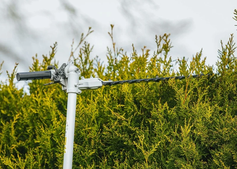 Elektrische Teleskop Gartenschere Hecke Schere Heckenschere 1200W 40cm