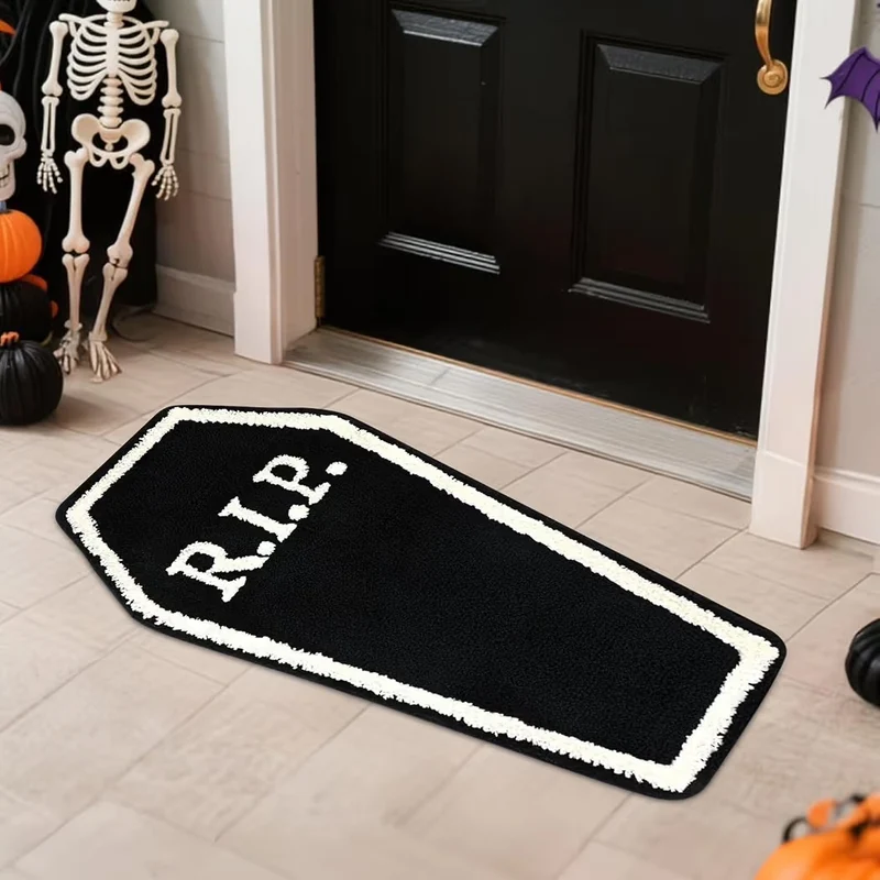 Halloween Grabstein Dekoration Fußmatte Bodenmatte Teppich