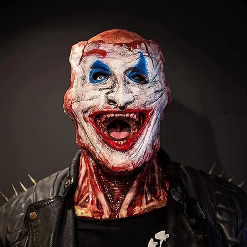 Halloween Maske Horror Clown Zombie Doppelschicht Cosplay