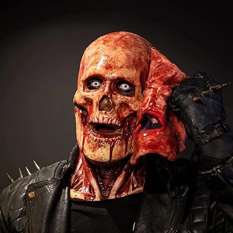 Halloween Maske Horror Clown Zombie Doppelschicht Cosplay