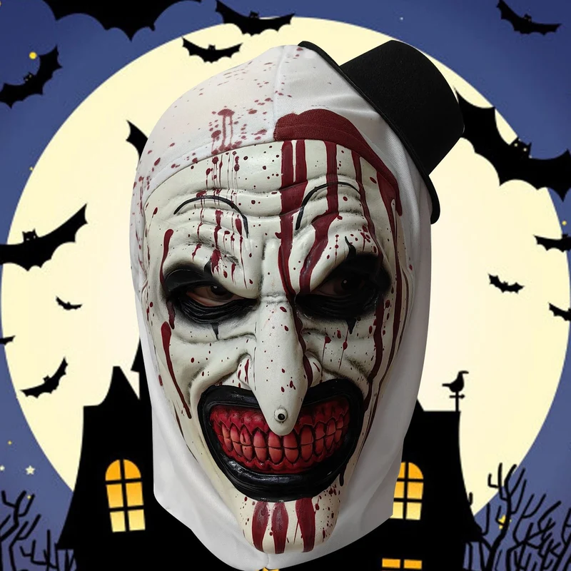 Halloween Horror Terrifier Clown Maske Cosplay Kostüm