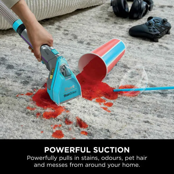 Shark StainStriker HairPro Pet Stain & Spot Staubsauger - Dark Silber & Force Fuscia | PX250UKT