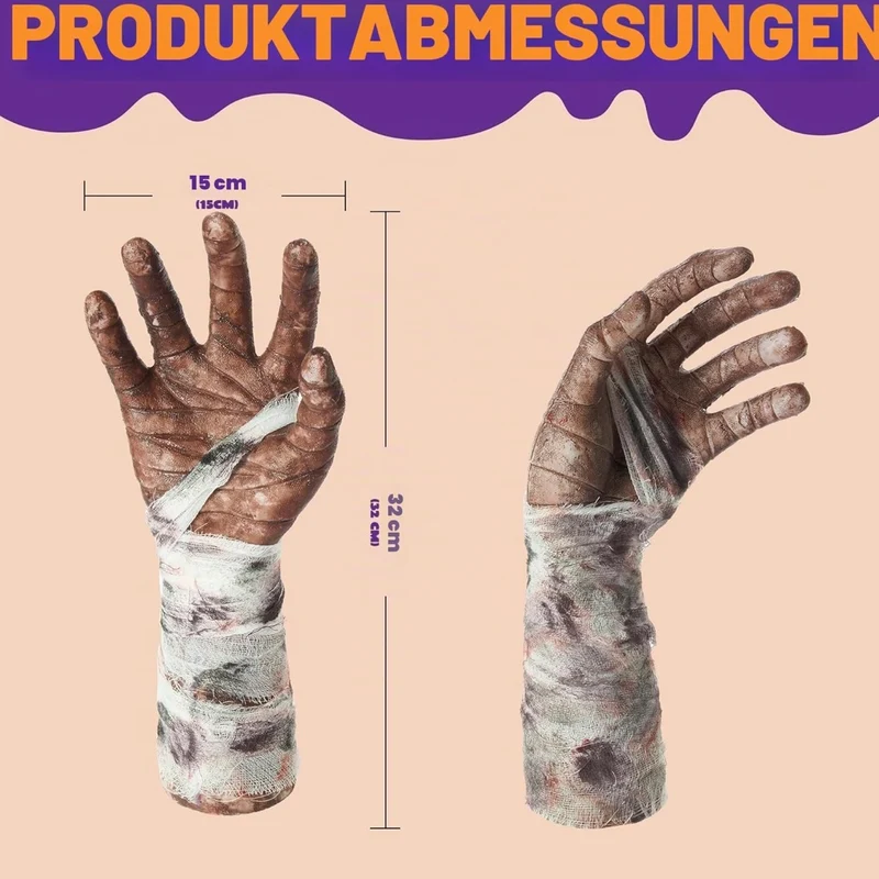 Halloween Zombie-Arme Dekoration Gartendeko Deko