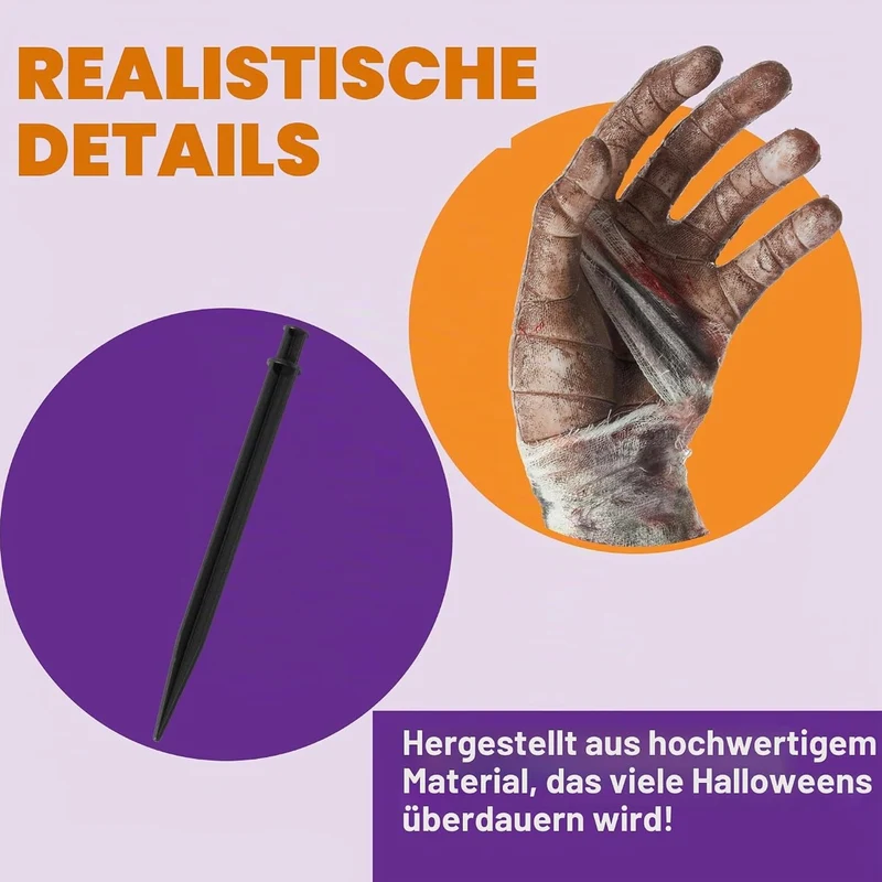 Halloween Zombie-Arme Dekoration Gartendeko Deko