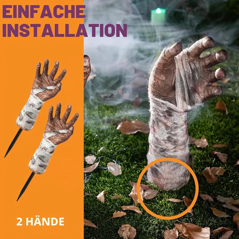 Halloween Zombie-Arme Dekoration Gartendeko Deko