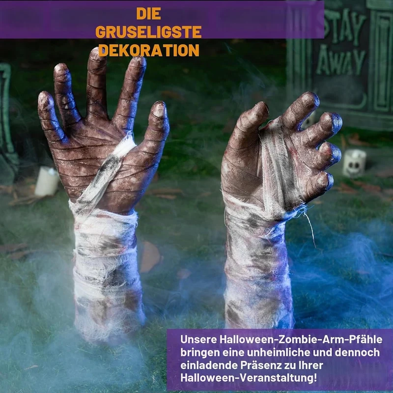 Halloween Zombie-Arme Dekoration Gartendeko Deko