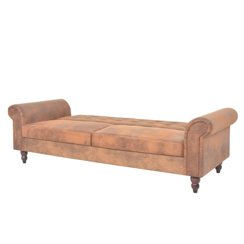 2-Sitzer Schlafsofa Sofa Kunstwildleder Bettsofa 196x82cm