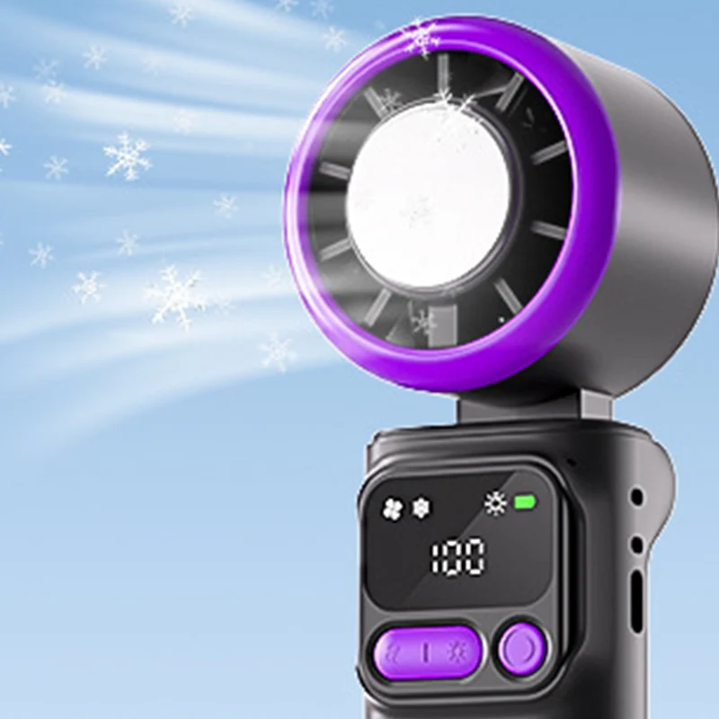 ❄️🌬️ 50% RABATT! Tragbarer Kühlventilator mit Eiskompressionsplatte – Verdunstungskühlung, 3 Stufen & Akku – Perfekt für heiße Tage, Büro & Outdoor ✨