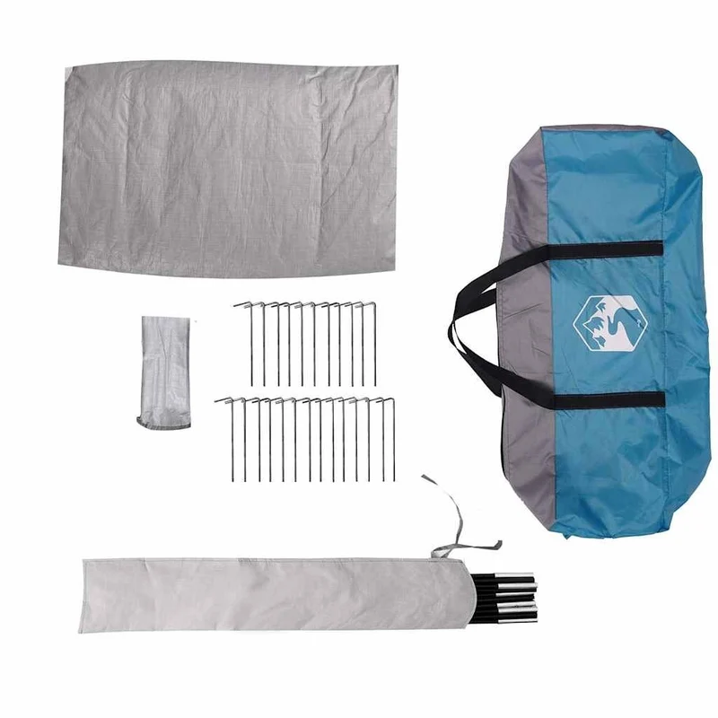 Tipi Familienzelt 8 Personen 410x410x250cm Wasserdicht Campingzelt