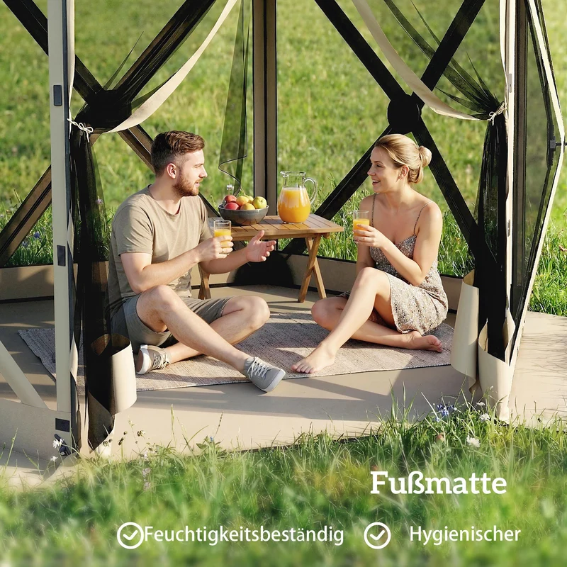 Faltpavillon 300x260x221cm Pop-Up Pavillon Gartenzelt Partyzelt