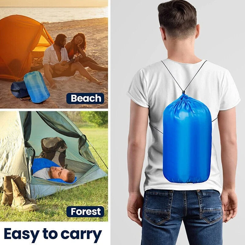 2X Schlafsack Mumienschlafsack Sack Outdoor Camping Winter 210x75cm