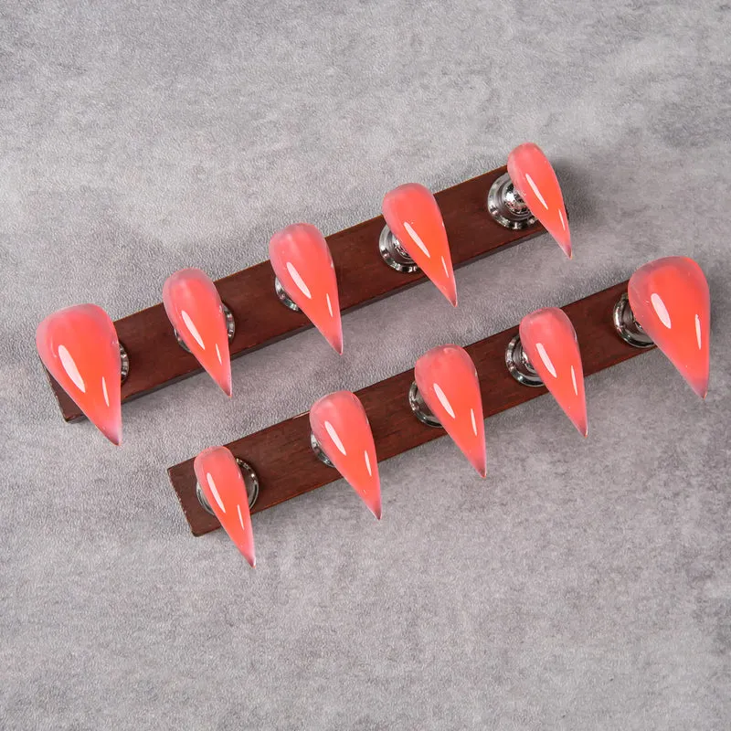 Stiletto-förmige Press-On-Nagelverbesserungs-Set