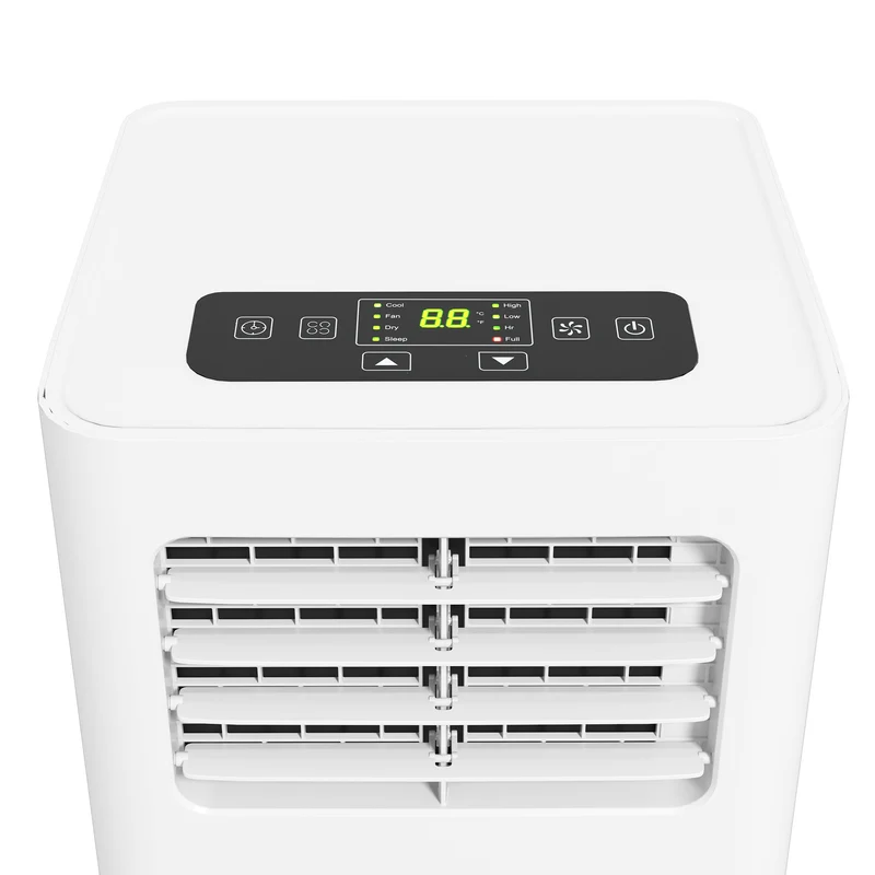 8000 BTU Mobile Air Conditioner, 345 Sq. Ft., AC Unit with Dehumidifier, Sleep, 24H Timer On/Off, Window Kit, White