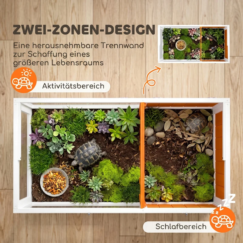 Schildkrötenhaus Schildkrötengehege Terrarium Freilaufgehege Gehege