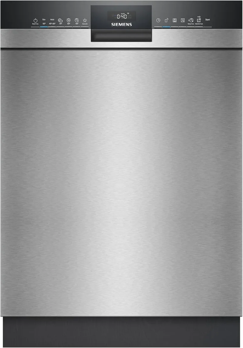 Siemens iQ300 SN43HS03TE Geschirrspüler, 60 cm, smartStart, varioSpeed Plus, Hygiene, aquaStop, Besteckkorb, Oberkorb höhenverstellbar, Bestätigte
