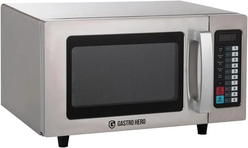 Mikrowelle, 25 L, GastroHero MW-ECO1000, Gastronomie, Edelstahl, 25L