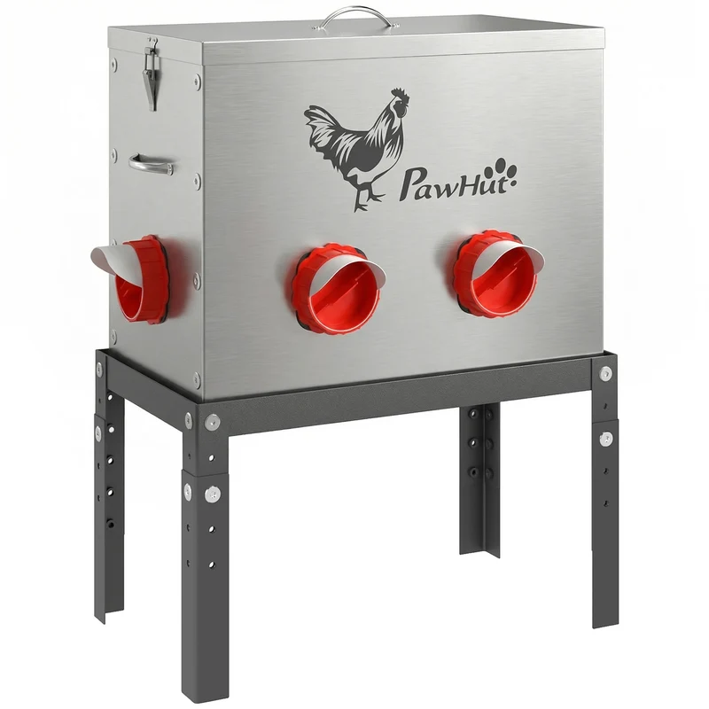 Futterautomat Hühnerfutter Automat Futtermaschine Geflügel Hühner 18kg