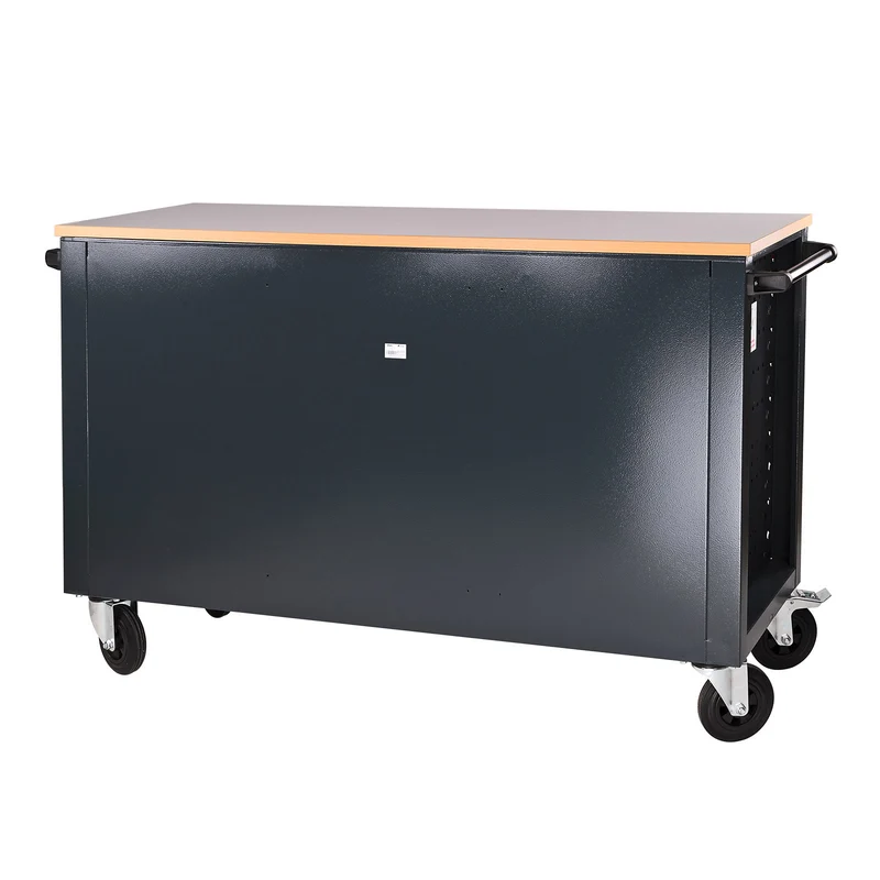 Mobile Werkbank Werktisch Werkstattschrank Arbeitstisch 180x48x104cm