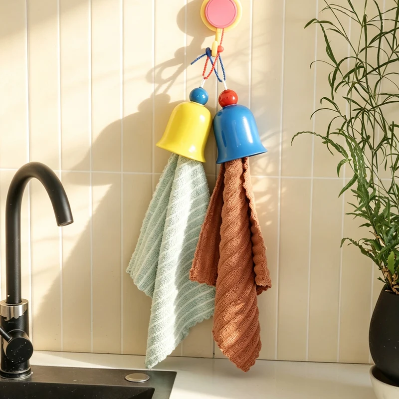 Handtuch mit Glöckchen-Design, Baumwolle