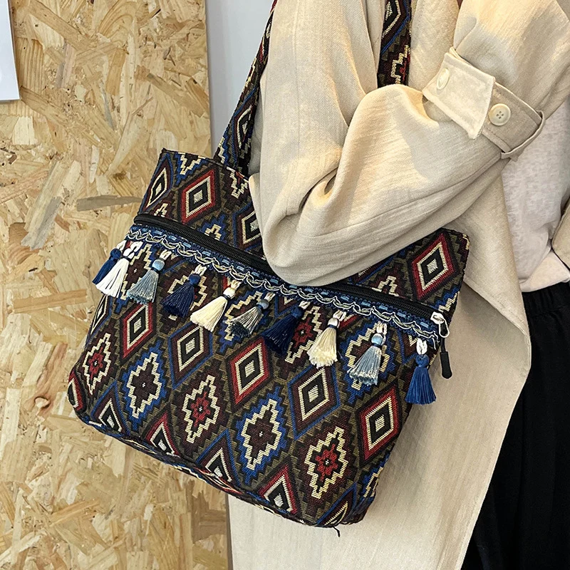 Künstlerische geometrische Drucktasche
