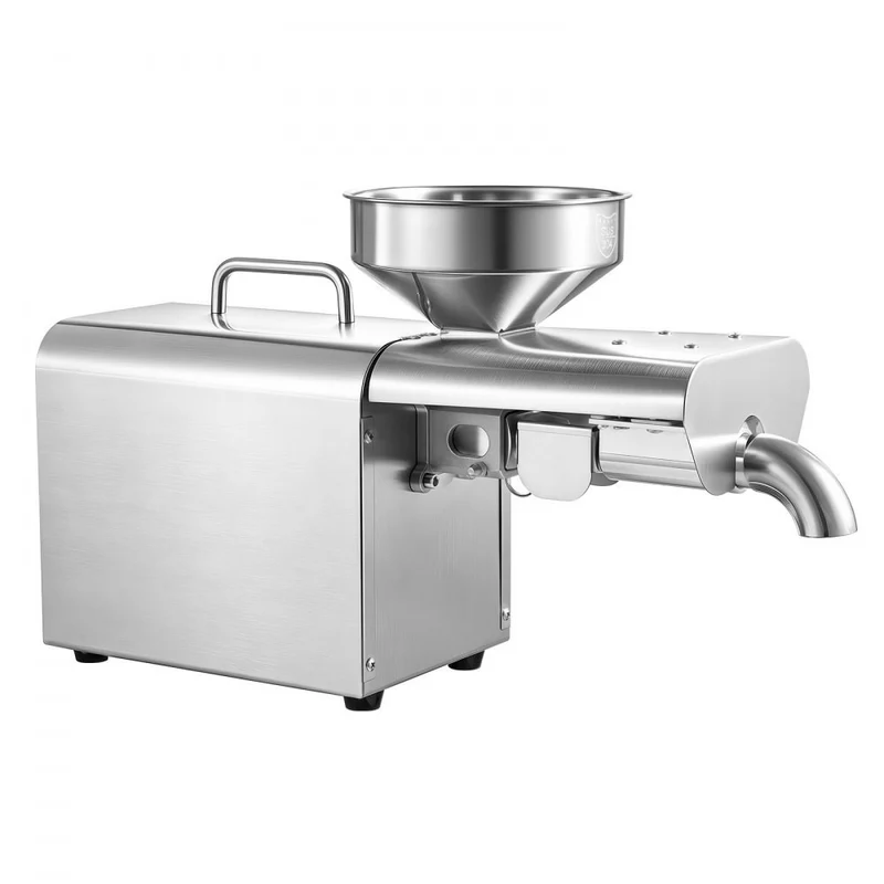 Elektrische Ölpresse Ölpressmaschine Edelstahl 750W Ölmühle 3,75kg/h