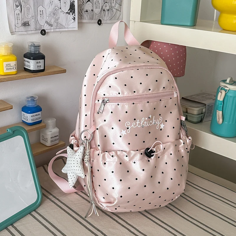 Leichte Rucksack mit Punkten Muster Karnz