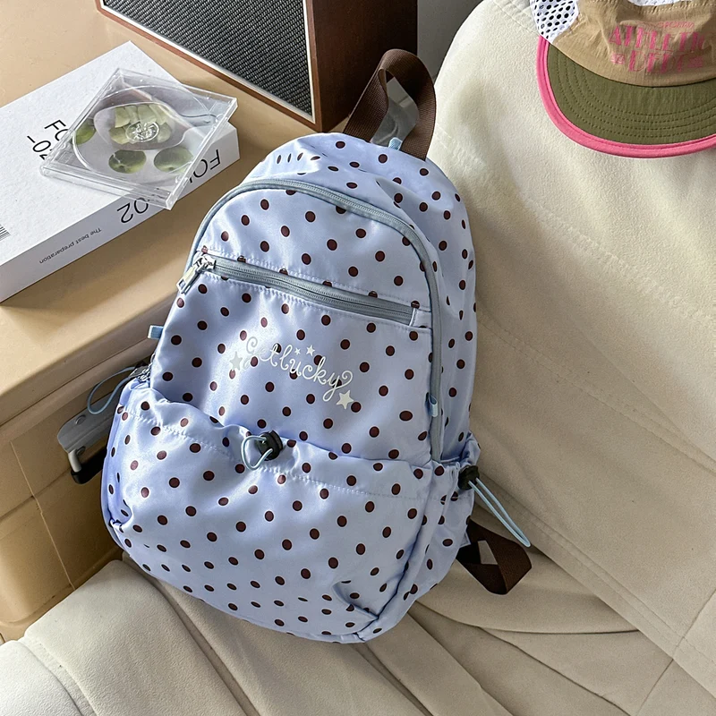 Leichte Rucksack mit Punkten Muster Karnz