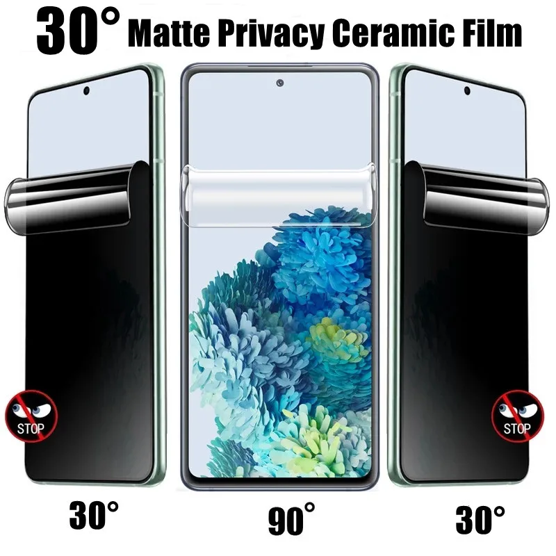 Skanto | Mattes Keramik-Blickschutzglas für Samsung