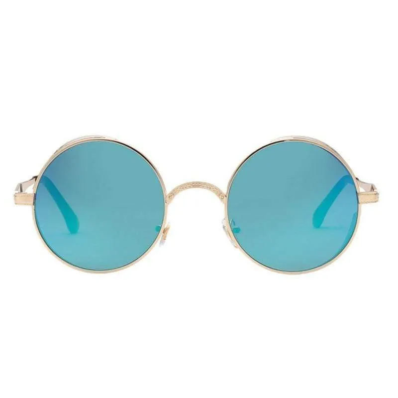 Skanto | Steampunk Vintage Runde Sonnenbrille Limited Edition