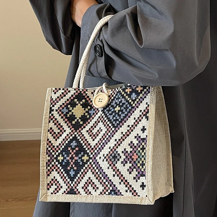 Artisan Textile Mini Tragetasche